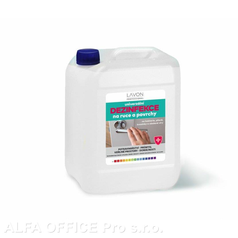 Lavon dezinfekce na povrchy bez chloru a alkoholu - 5 l