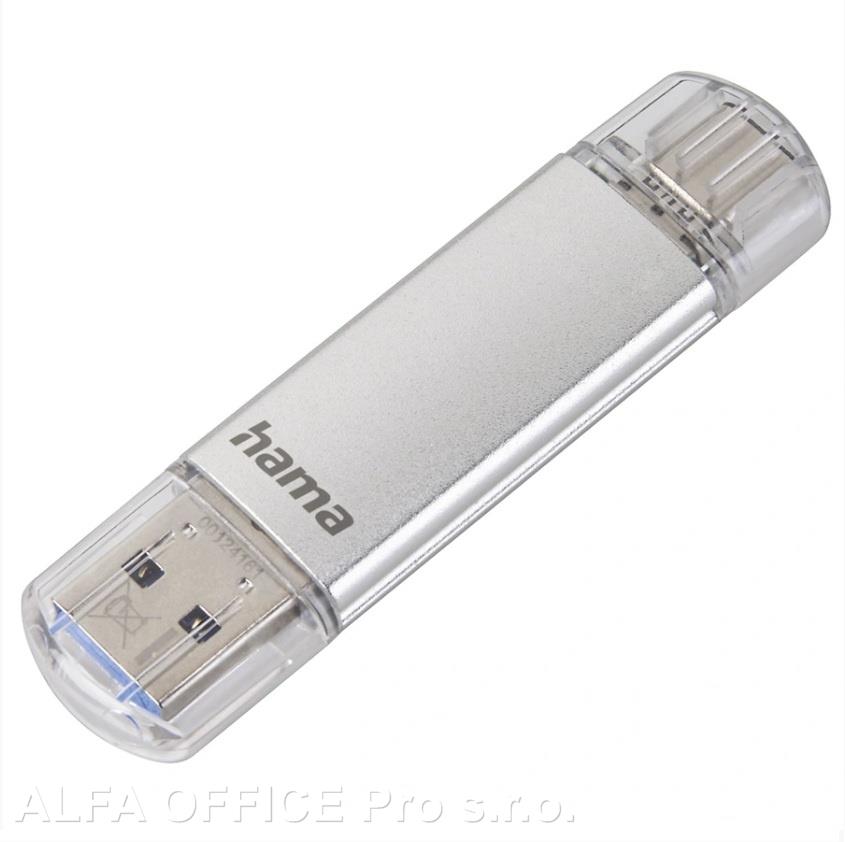 Flash Pen Laeta twin - stříbrná / 32 GB /  USB 3.1