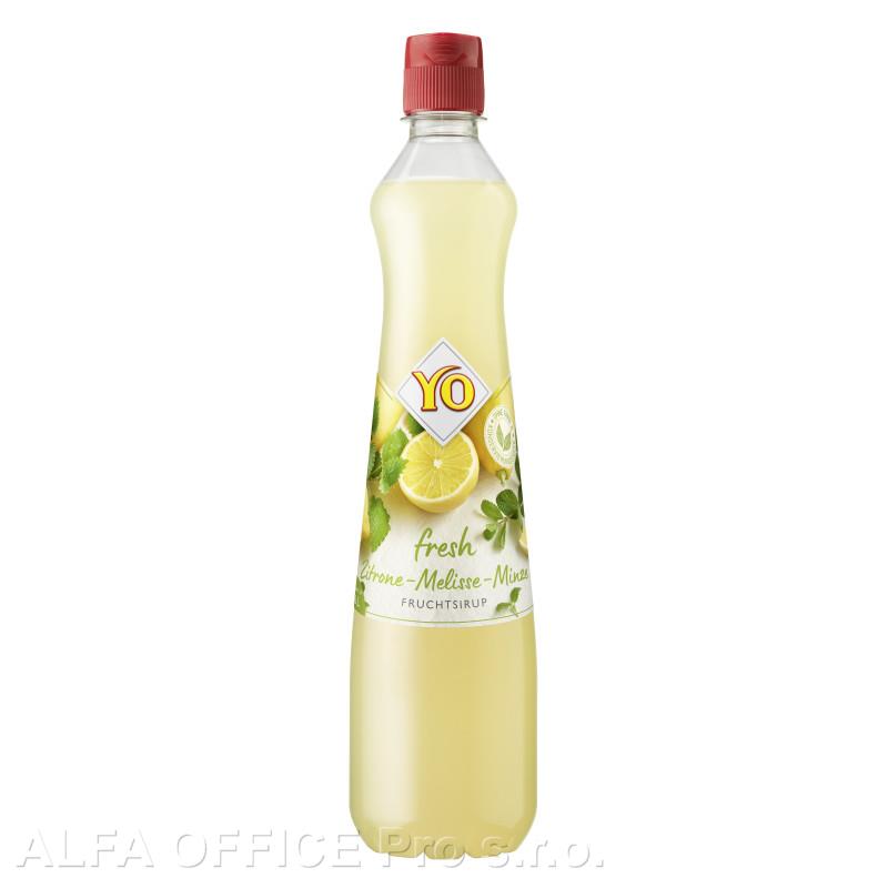 Sirup YO - citron, meduňka a máta / 700ml