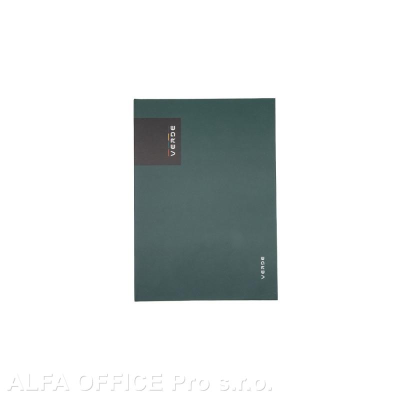 Kniha záznamní VERDE - A5 / linka / 96 listů / zelená