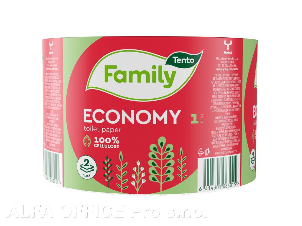Papír toaletní Tento Family Economy - 2 vrstvý / 60 m