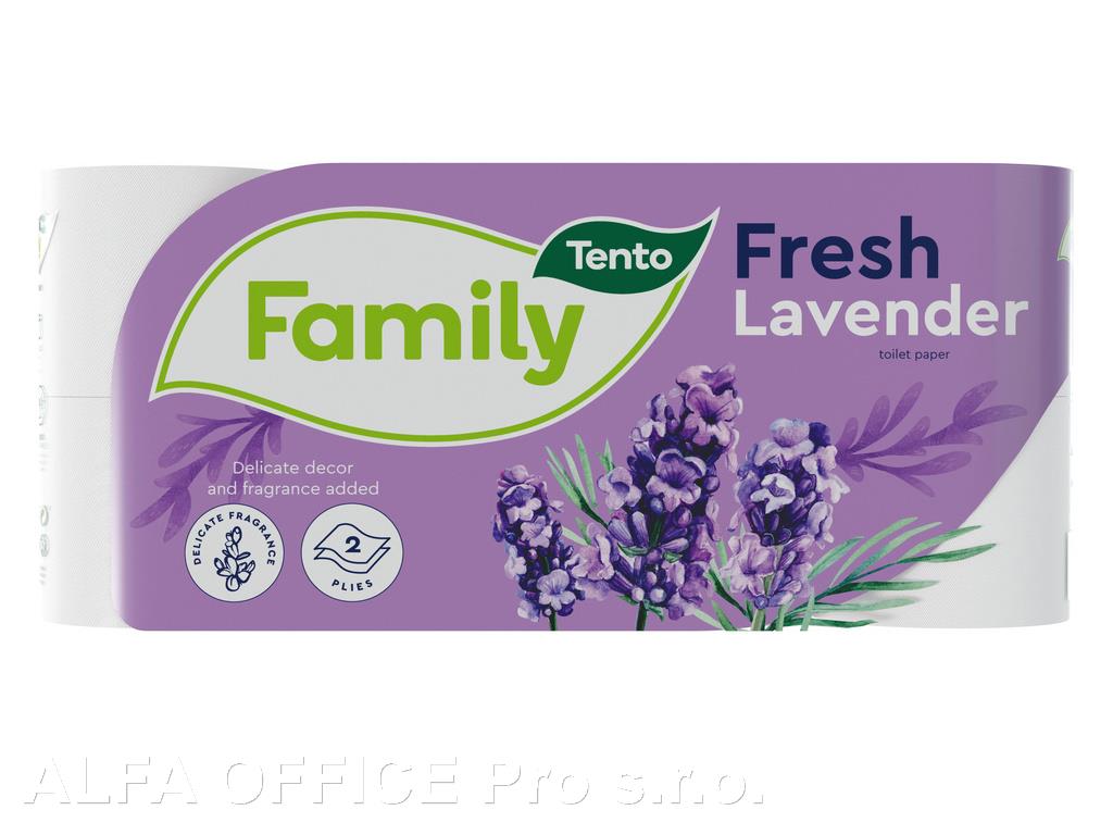 Papír toaletní Tento Fresh Aroma Lavender - 2 vrstvý / 8 rolí