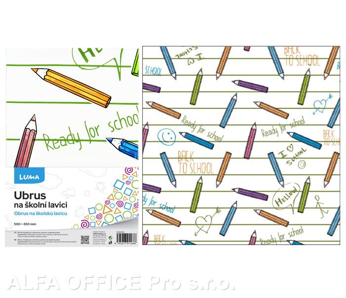 Ubrus na školní lavici - sova