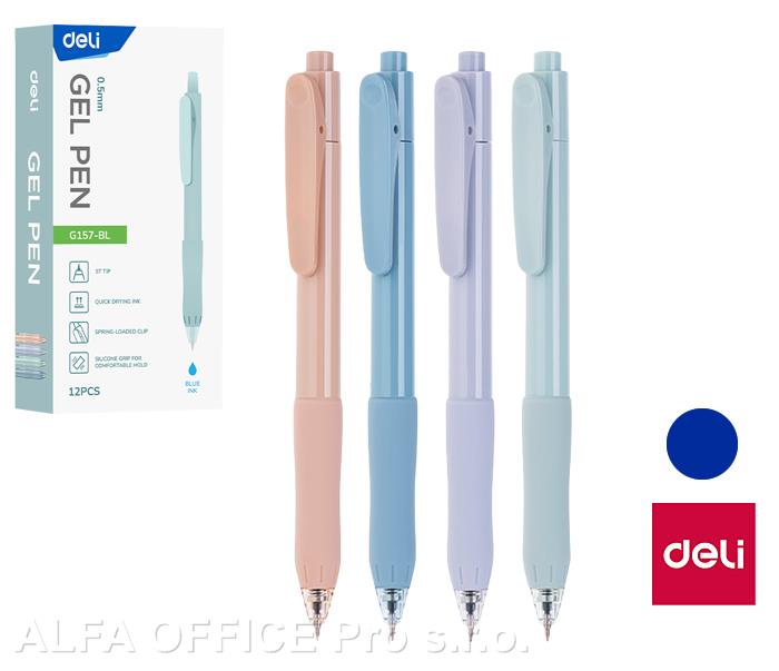 Kuličkové pero DELI EG157-BL - barevný mix