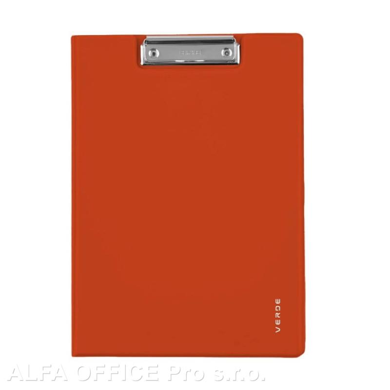 Dvojdeska A4 VERDE s klipem - cihová