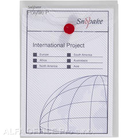 Spisové desky s drukem Snopake Polyfile - A6 / čirá