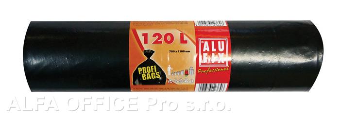 Pytle na odpad Alufix Profesional - 70x110cm / 120l / 45my / 10ks / černá