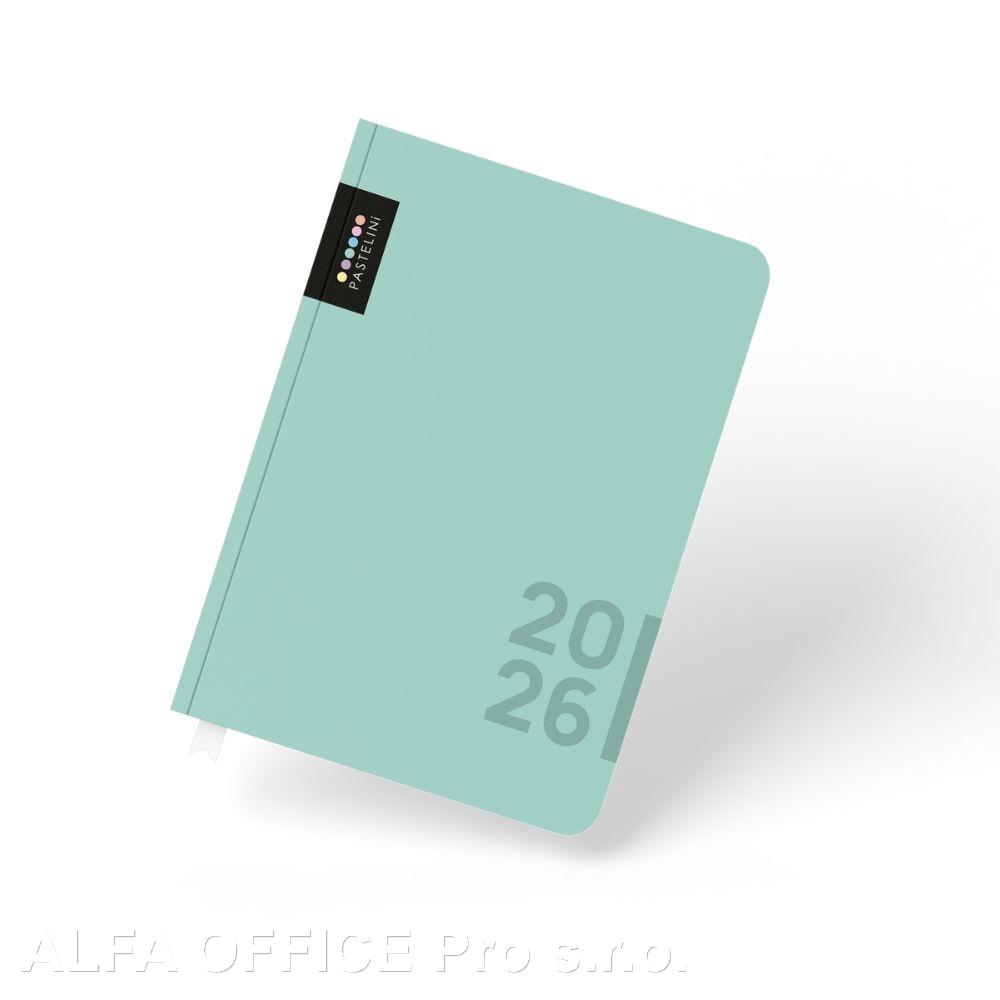 Diář PASTELINi - A5 / denní / zelená