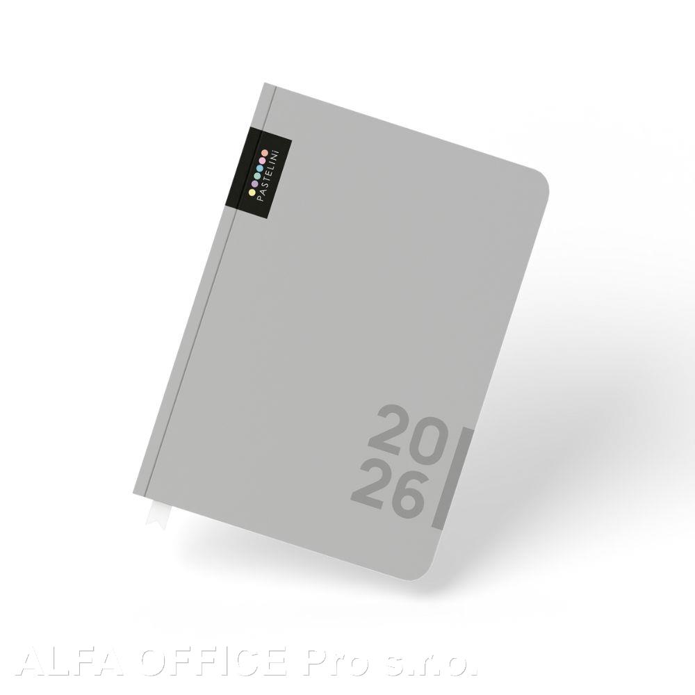 Diář PASTELINi - A5 / týdenní / šedá