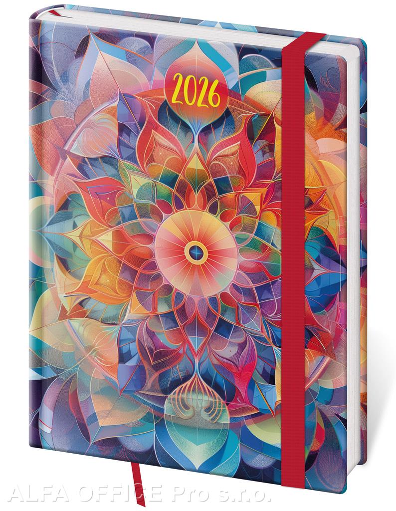 Diář VARIO - B6 / týdenní / Kaleidoscope