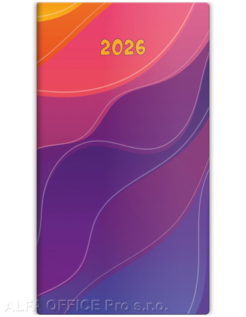 Diář kapesní LAMINO - čtrnáctidenní / design 6