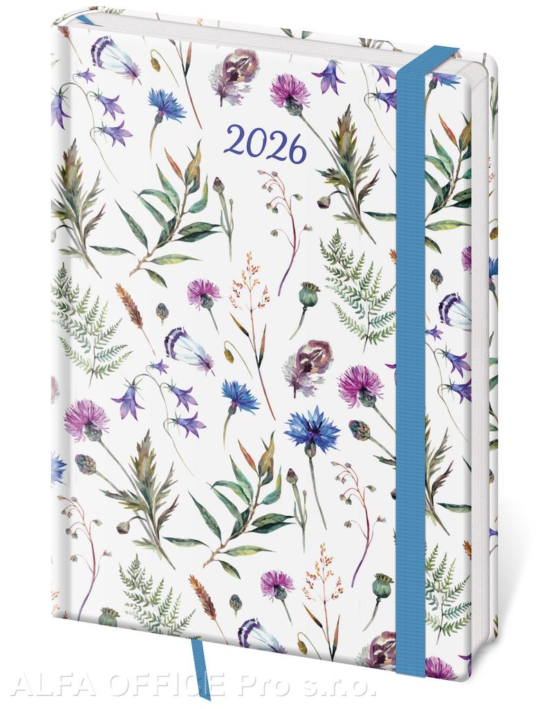 Diář VARIO - A5 / týdenní / Wildflowers