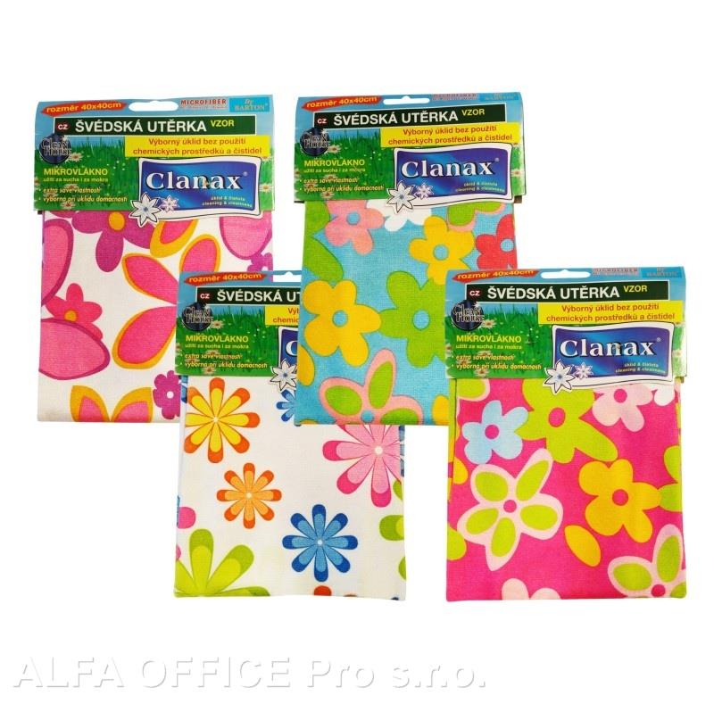 Švédská utěrka kytka z mikrovlákna - 40 x 40 cm / 205 g