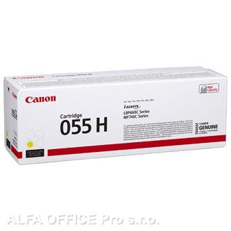 Canon originální toner 055YH, yellow, 5900str., 3017C002, high capacity, Canon MF742Cdw, M