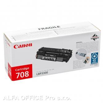 Canon originální toner CRG708H, black, 6000str., 0917B002, high capacity, Canon LBP-3300