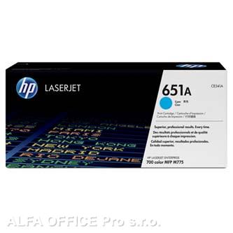HP originální toner CE341A, cyan, 16000str., HP 651A, HP LaserJet Enterprise 700 color MFP