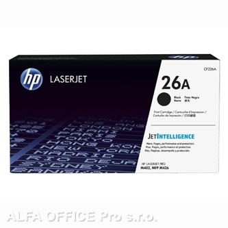HP originální toner CF226A, black, 3100str., HP 26A, HP LaserJet Pro M402, Pro MFP M426, 7