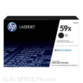 HP originální toner black, 10000str., HP 59X, high capacity, HP LaserJet Pro M404, M403, L