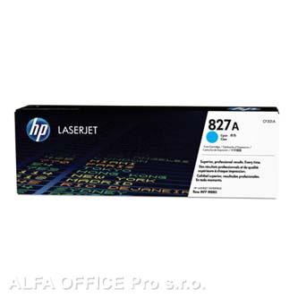 HP originální toner CF301A, cyan, 32000str., HP 827A, HP Color LaserJet MFP M880z, 850g