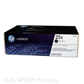 HP originální toner CF325X, black, 40000str., HP 25X, HP LaserJet Enterprise M830z, M806dn