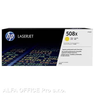HP originální toner CF362X, yellow, 9500str., HP 508X, high capacity, HP Color LaserJet En
