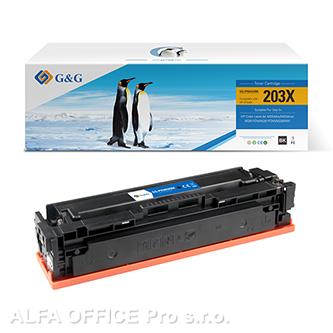 G&G kompatibilní toner s CF540X, black, 3200str., NT-PH203XBK, HP 203X, high cap 