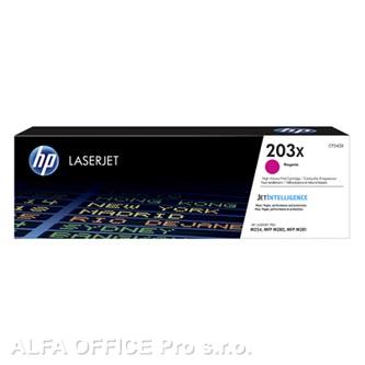 HP originální toner CF543X, magenta, 2500str., HP 203X, High Yield, HP Color LaserJet Pro 