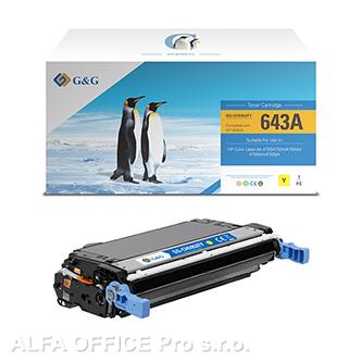  G&G kompatibilní toner s Q5952A, yellow, 10000str., NT-CH5952FY, HP 643A, pro HP 