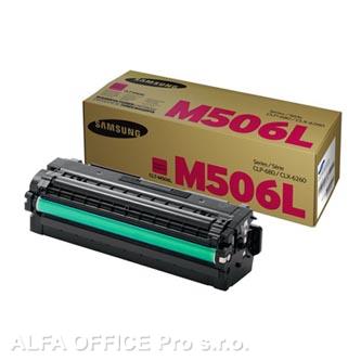 HP originální toner SU305A, CLT-M506L, magenta, 3500str., M506S, high capacity, Samsung CL