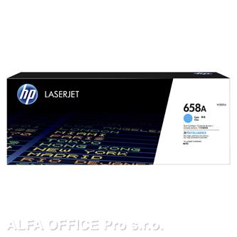  HP originální toner W2001A, cyan, 6000str., HP 658A, HP Color LaserJet Enterpris 