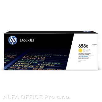  HP originální toner W2002X, yellow, 28000str., HP 658X, high capacity, HP Color 