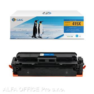 G&G kompatibilní toner s W2031X, cyan, 6000str., NT-PH2031XC, HP 415X, high capa 