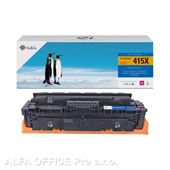  G&G kompatibilní toner s W2033X, magenta, 6000str., NT-PH2033XFM, HP 415X, high 