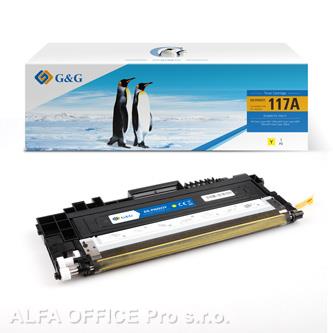  G&G kompatibilní toner s W2072A, yellow, 700str., NT-PH2072Y, HP 117A, pro HP Co 