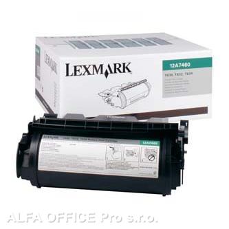 Lexmark originální toner 12A7460, black, 5000str., return, Lexmark T630, T632, T 