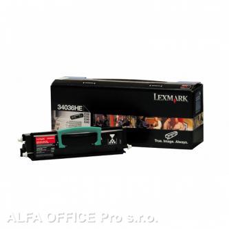  Lexmark originální toner 34036HE, black, 6000str., Lexmark E330, E332n, E340, E3 