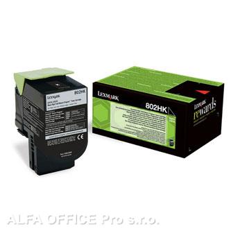  Lexmark originální toner 80C2HKE, black, 4000str., Lexmark CX410, 510 
