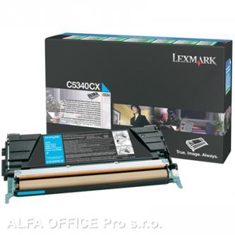  Lexmark originální toner C5340CX, cyan, 7000str., return, Lexmark C534x 