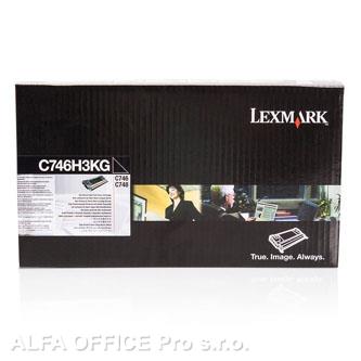  Lexmark originální toner C746H3KG, black, high capacity, Lexmark C746DN, C746DTN 