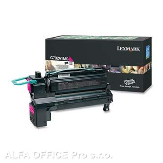  Lexmark originální toner C792A1MG, magenta, 6000str., Lexmark C792, X792 
