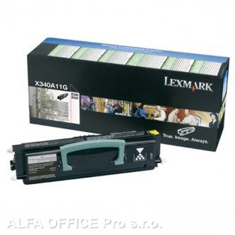  Lexmark originální toner X340A11G, black, 2500str., return, Lexmark X340 