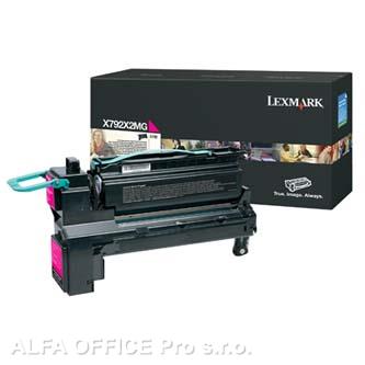  Lexmark originální toner X792X2MG, magenta, 20000str., extra high capacity, Lexm 