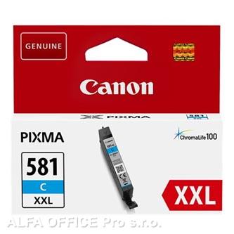 Canon originální ink CLI-581C XXL, cyan, 11.VIIml, 1995C001, very high capacity, Canon PIX