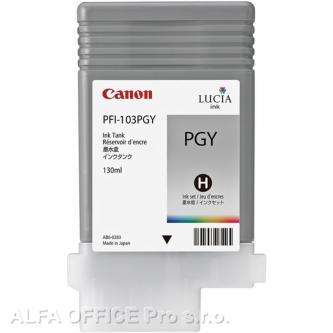 Canon originální ink PFI103PGY, photo grey, 130ml, 2214B001, Canon iPF-5100, 6100