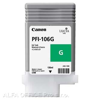 Canon originální ink PFI106G, green, 130ml, 6628B001, Canon iPF-6300