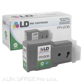 Canon originální ink PFI-206G, green, 300ml, 5310B001, Canon iPF-6400,iPF-6450