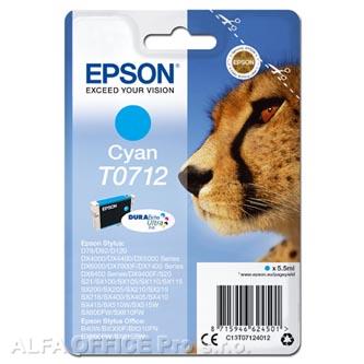 Epson originální ink C13T07124012, cyan, 375str., 5,5ml, Epson D78, DX4000, DX4050, DX5000