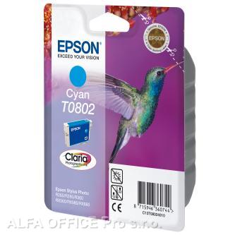 Epson originální ink C13T08024011, cyan, 7,4ml, Epson Stylus Photo PX700W, 800FW, R265, 28