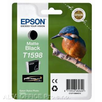 Epson originální ink C13T15984010, matte black, 17ml, Epson Stylus Photo R2000