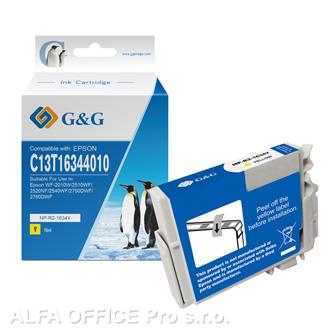  G&G kompatibilní ink s C13T16344012, yellow, NP-R-1634XLY, pro Epson WorkForce W 